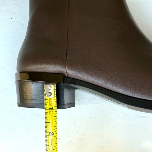 Coach Montana Leather Ankle Boots Block Heel Brown Womens Size 7.5 B - Picture 12 of 12